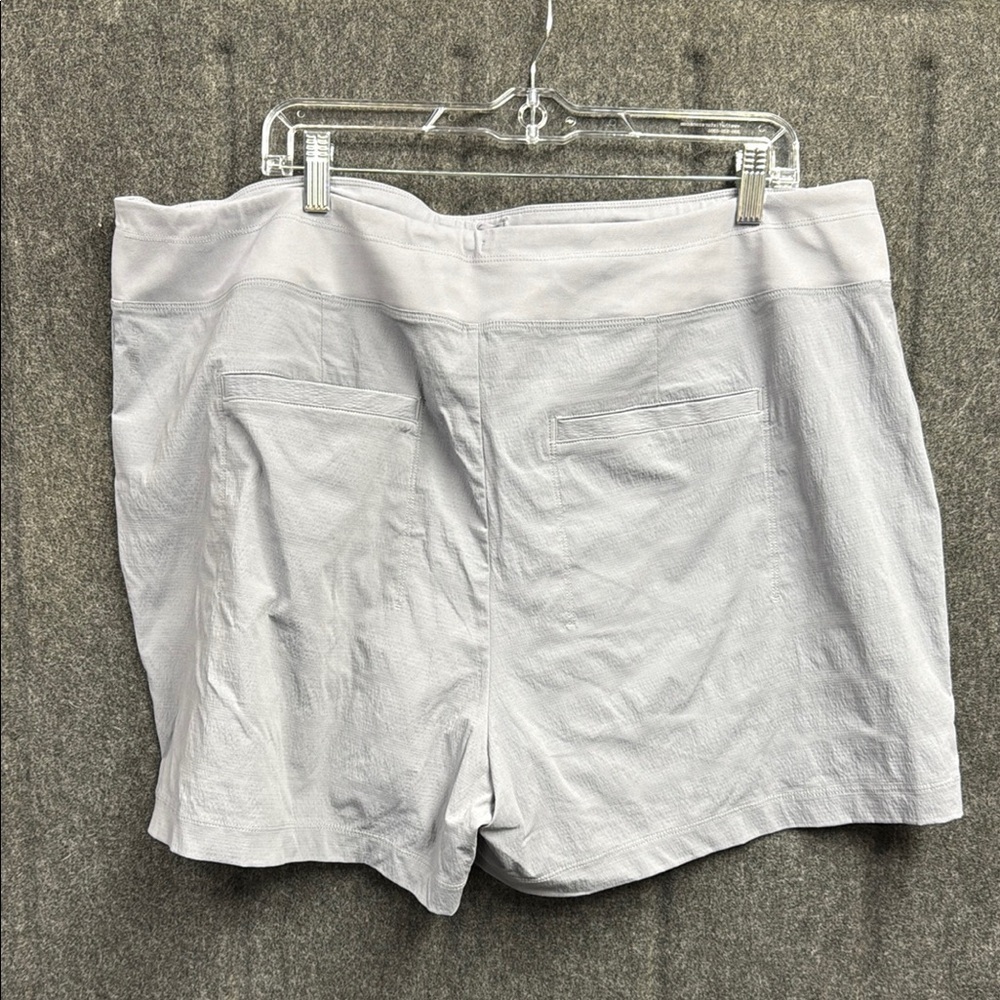 Athleta Soft Gray Active Shorts - Picture 3 of 4